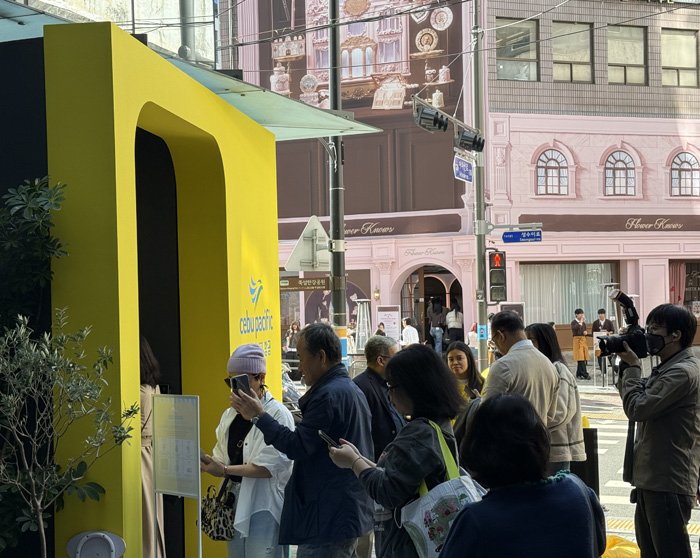 성수동 스탬프 투어 현장 이미지
