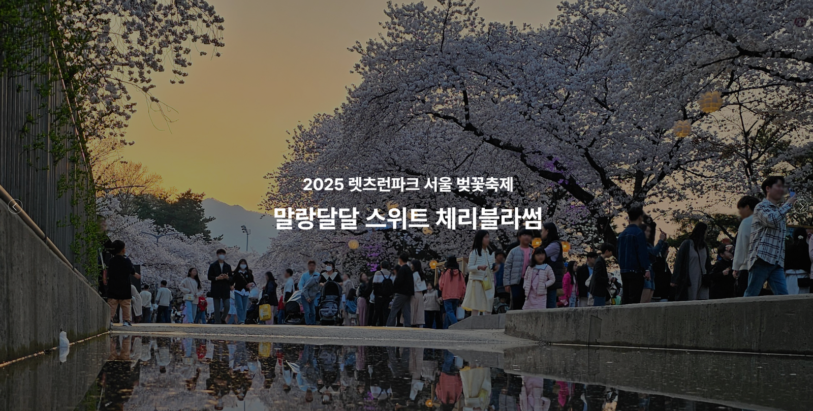 벚꽃 축제 스탬프 투어 현장 이미지